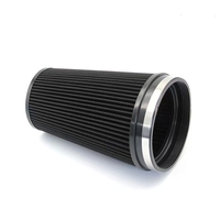 Filtre à air sport conique pour voiture court, long, haut débit, performance de course, universel 102mm 76mm 3 pouces Filtre à air d'admission conique