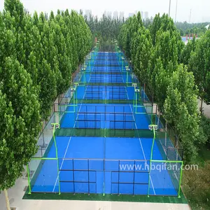 Quadra de padel para padel, fabricante profissional de alta qualidade, quadro grande, cancha de padel