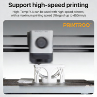 Filament PRINTROO HT PLA -MIA-38 1,75 mm pour coques d'appareils électroménagers, composants structurels, haute résistance à la chaleur, bonne adhérence des couches
