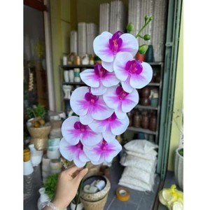 New Year's Eve Wedding Simulation Phalaenopsis <b>Artificial</b> <b>Flowers</b> Soft Rubber Feel for Christmas Wholesale Foreign Trade - Product Image 3