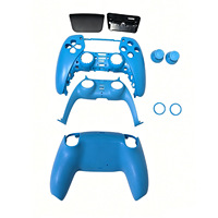 Kit Penggantian Cangkang Lengkap untuk Pengontrol PS5 DualSense BDM-010/020/030/040/050 Warna Merah Gradasi dengan Touchpad D-Pad DIY Mod