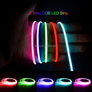 Tira de Luz LED COB Ultrafina de 2.7mm, Personalizable, Sin Puntos, 3V 5V 12V, Multicolor, 3mm, Alto CRI, Mini Tira de Luz LED - Product Image 2