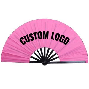 Éventail pliable personnalisé avec logo sur mesure pour mariage, fête nuptiale, festival, événement, cadeaux et cadeaux d'entreprise - Product Image 1