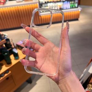 आईफोन के लिए लक्जरी पारदर्शी मोबाइल फोन मामले 13 14 15 16 17 प्रो अधिकतम मोबाइल फोन बैग और मामले कवर किए गए - Product Image 3