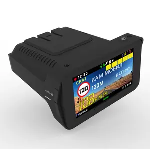 Câmera de monitoramento de radar 3 em 1, combo de 1080p, wi-fi, gps, edog, speedcam 1080p dvr