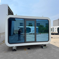 Mini-maison en acier, hébergement miniature mobile d'extérieur, style 'Internet Celebrity', pour camping, hôpital, villa, chambre, entrepôt, parc