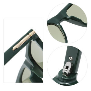 แว่นกันแดดทรงสี่เหลี่ยมเต็มกรอบ สีสันทันสมัย น้ำหนักเบา ป้องกันรังสียูวี 400 สำหรับใช้งานกลางแจ้ง เหมาะสำหรับทุกเพศ - Product Image 5