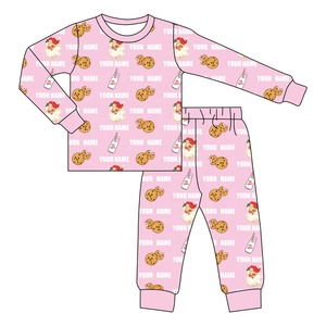 Ventes en gros d'ensembles de vêtements pour enfants d'été avec impression de nom personnalisée pour les petites filles, shorts sans manches avec ceinture - Product Image 2