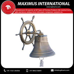 Cloche de porte suspendue en laiton cloches suspendues pour la décoration de bouton de porte, cloche de commerçants de décor de jardin à la maison - Product Image 4