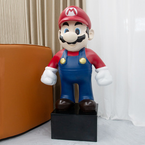 Tirelire de dessin animé moderne Art déco <span class=keywords><strong>Super</strong></span> <span class=keywords><strong>Mario</strong></span> <span class=keywords><strong>Bros</strong></span> <span class=keywords><strong>Figurine</strong></span> en résine Mobilier de bureau pour salon Arche Porche Home Furnish - Product Image 3