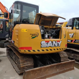 รถขุดขนาดเล็ก Sany SY75C 7.5 ตัน มือสอง เครื่องยนต์ Isuzu ระบบควบคุม PLC ระบบไฮดรอลิก KYB รุ่นปี 2019 - Product Image 3