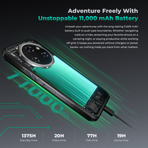 OUKITEL WP62 Écran FHD+ de 6,6 pouces Batterie de 11 000 mAh Appareil photo 108 MP Android 15 NFC 5G Téléphone robuste - Product Image 4