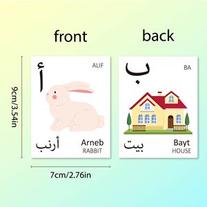 Tarjetas de Memoria Personalizadas con Imágenes para Aprender a Leer y Hablar, Tarjetas de Memoria para Jardín de Infancia, Preescolar hasta <span class=keywords><strong>3</strong></span>.º Grado, Juego de Vocabulario con Código de Colores - Product Image 3