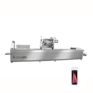 La mejor máquina automática de envasado de <span class=keywords><strong>carne</strong></span> y fruta de <span class=keywords><strong>pollo</strong></span> sellador de bandejas de alimentos cocidos para aplicación de película en la industria química - Product Image 1
