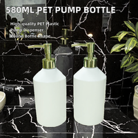 Bouteille vide TAOLIN pour shampoing et savon, vente en gros, 500 ml, en plastique PET, ronde, avec pompe pulvérisatrice, impression sérigraphique