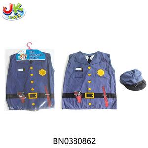 Ensemble d'uniformes de police Cosplay Jouet de jeu de rôle pour enfants avec casquette de policier et vêtements pour garçons et filles - Product Image 6