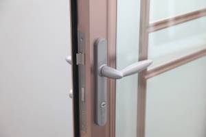 Fuson Oem Aceitável Francês Villa Front Arch Shaped Exterior Alumínio Aço Ferro Entrada Entrada Main Casement Portas Com Vidro - Product Image 6