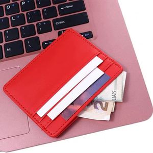 Siy1719 Custom Logo Soft <b>Cow</b> Pebble Pu Leather Credit Wallet Slim Men Women Pocket Id Card Holder - Product Image 6
