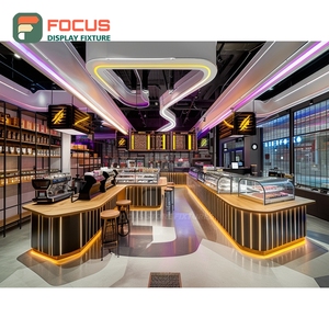 High Capacity Coffee Merchandise Display Rack Matte Black Finish Cup Lid Display Area Bakery Cafe Display Rack - Product Image 5