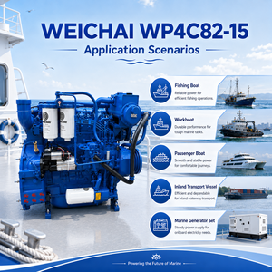 Moteur de propulsion marine Weichai WP4C82-15, 60 kW, 82 CV, 1500 tr/min, moteur diesel pour bateau, bateau de pêche <span class=keywords><strong>et</strong></span> utilisation auxiliaire marine - Product Image 2