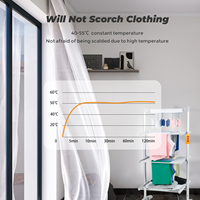 Séchoir à linge chauffant pliable EVIA EV-300-1 à 3 niveaux pour la maison