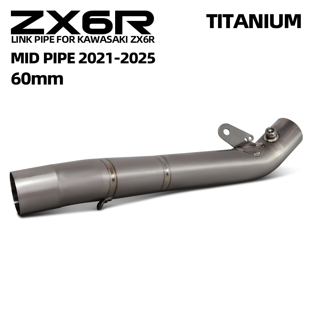 pipi Akrapovic L-K6So8/2 Cat Delete Link Mid Pipe Zx6R Zx-6R 636 09-24