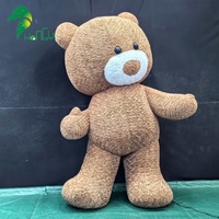 Ours en peluche gonflable personnalisé de haute qualité, style dessin animé, ours gonflable moelleux pour la publicité et la décoration