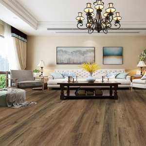 Suelo SPC de núcleo rígido, compuesto de piedra y plástico, resistente al agua, diseño moderno y liso, resistente al desgaste, con diseño gráfico. - Product Image 2