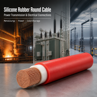 Câble en caoutchouc silicone pour transmission de puissance de four métallurgique, câble en cuivre 0,6 1kV classe 5 pour équipement haute température