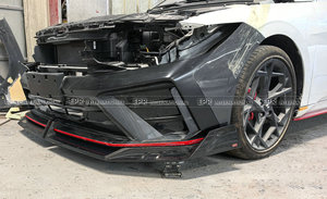 ลิ้นกันชนหน้าแบบ Aileron สำหรับ Hyundai Elantra/Avante (CN7) รุ่นปรับโฉม ปี 2023+ จำนวน 2 ชิ้น - Product Image 2