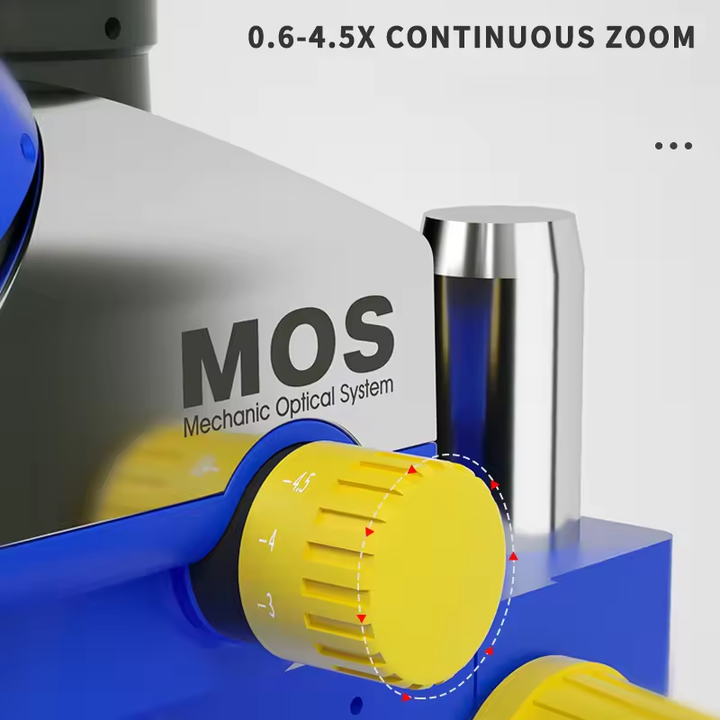 Mechanic Digital Microscope MOS260 MCN Stereo Electron Binocular Microscope Camera USB 6X-45X WF10X25 Objective Lens PCB Solder