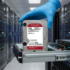 W-D40EFPX PLUS 4TB Red Plus 3.5" NAS Hard <b>Drive</b> 5400RPM 256MB CMR Storage Disk for Desktop Server Bulk Supply Red Plus 4TB Fe - Product Image 6