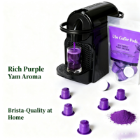 Dosettes de café Ube personnalisées Dosettes UBE organiques Capsules UBE OEM