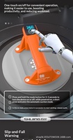Ventouse électrique pneumatique manuelle de qualité industrielle en silicone pour carrelage, verre et grandes plaques