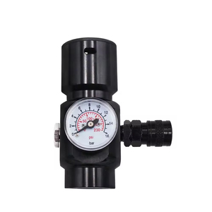 HPA <b>Mini</b> SFR CO2 Regulator with Super Fast Refresh G1/2-14 Input 1500 PSI Output 0-130 PSI for Pneumatic Air Tools for <b>Grinders</b> - Product Image 4