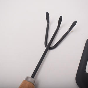 Truelle de jardin à manche en bois, en acier au carbone, en forme de cuillère, pour creuser, planter, outils de jardinage, utilisation en extérieur - Product Image 2