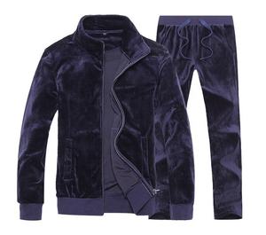 Survêtement d'été personnalisé pour hommes, taille plus, jogging décontracté uni en polyester à la mode, taille plus, vente en gros - Product Image 5