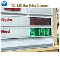 Panneau d'affichage LED haute luminosité pour prix du carburant, signalisation numérique extérieure pour stations-service