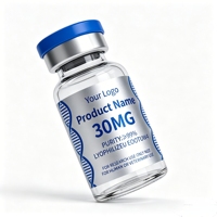 Étiquettes autocollantes imperméables en vinyle haute adhérence pour flacons de peptides 215 ml, autocollants cosmétiques personnalisés avec logo pour emballage de contenants de poudre de peptides