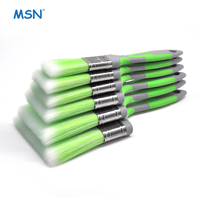 Pinceau à peinture ergonomique MSN avec poignée souple, poils synthétiques de qualité supérieure, pour peindre les murs, les plafonds, les meubles et les joints