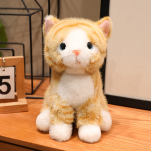 Lindo Peluche de Gato Devon Rex en Diversas Poses y Colores. Adorno perfecto y maravilloso regalo para amantes de los gatos y sus amigos - Product Image 4