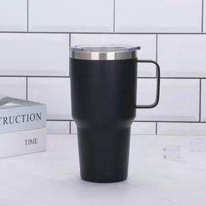 Vaso Térmico de Acero Inoxidable de 20oz/30oz, para Auto, Viajes, Cerveza, Café, con Asa - Product Image 6