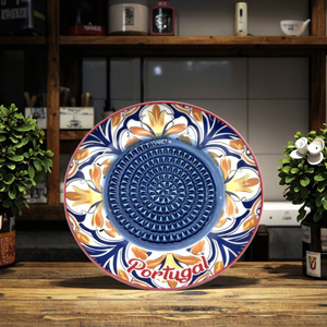 Innovativedinner tấm handmade Dark Red gốm vắt tay tấm với xử lý trang trí món ăn cho gừng tỏi và hành tây - Product Image 2