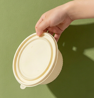 Bol à soupe biodégradable en amidon de maïs, résistant aux hautes températures, anti-fuite, pour plats à emporter, camping et cadeaux promotionnels, directement de l'usine