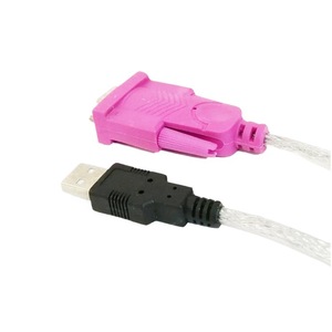 Cable USB a RS232 de Yunmaoer, 1.5M, Adaptador Serial Rosa para Transferencia de Datos de Computadora - Product Image 4