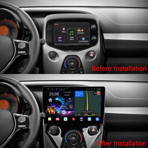 Penhui Android lecteur DVD de voiture pour <span class=keywords><strong>Peugeot</strong></span> <span class=keywords><strong>108</strong></span> pour Toyota Aygo B40 2014 - 2021 Radio GPS Navigation Audio vidéo CarPlay DSP Mul - Product Image 5