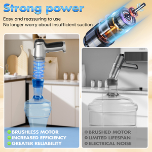 เครื่องดูดฝุ่นมือถือแบบชาร์จไฟได้ USB ขนาดเล็กแรงดูดสูงสำหรับใช้ในครัวเรือนซักแห้ง - Product Image 6