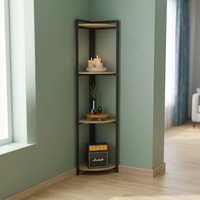 Bücherregal Wohnzimmermöbel Dekoratives Bücherregal Organizer mit Spanplatten-Metall-Bücherregal Organizer-Regal