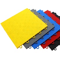 Dalles de sol de garage emboîtables en grille solide de 12 mm d'épaisseur, résistantes à l'usure, approuvées CE, pour garage privé et atelier de réparation automobile