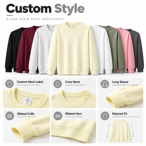 เสื้อสเวตเชิ้ตคอกลมแบบแห้งเร็ว 220GSM แบรนด์ส่วนตัว ปักโลโก้ได้ตามสั่ง เสื้อพูลโอเวอร์เทคนิคสำหรับผู้ชาย ไซส์ S-5XL ขายส่งเสื้อเปล่าสำหรับทีม OEM - Product Image 4